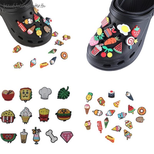 ภาพหน้าปกสินค้าShoe Charm -Bravos ตัวติดรองเท้ามีรูเซต บราโว่ ใส่ได้กับรองเท้ารุ่นรูใหญ่ปกติทั่วไป-หัวโต หรือรุ่นรูเล็กcrocs LiteRide beaut
