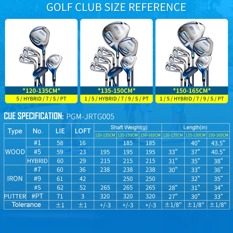 11golf-ชุดเซ็ทไม้กอล์ฟ-เด็กวัยรุ่น-สูง-120-135-ซม-pgm-seed-รหัส-jrtg005-1
