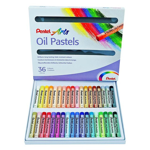 สีชอล์คน้ำมัน-pentel-oil-pastels-12-50-สี