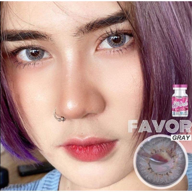 favor-gray-1-wink-lens-สีเทา-เทา-ทรีโทน-3โทน-ตาฝรั่ง-สายฝอ-มินิ-contact-lens-คอนแทคเลนส์-ค่าสายตา-สายตาสั้น-แฟชั่น