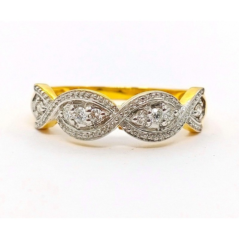 ภาพหน้าปกสินค้าPromotion แหวนเพชรแท้ ทองแท้ เพชรรวม 0.13 กะรัต น้ำ98 เพชรเบลเยี่ยม H&A มีสินค้าพร้อมส่ง จากร้าน spkgemsandjewelry บน Shopee