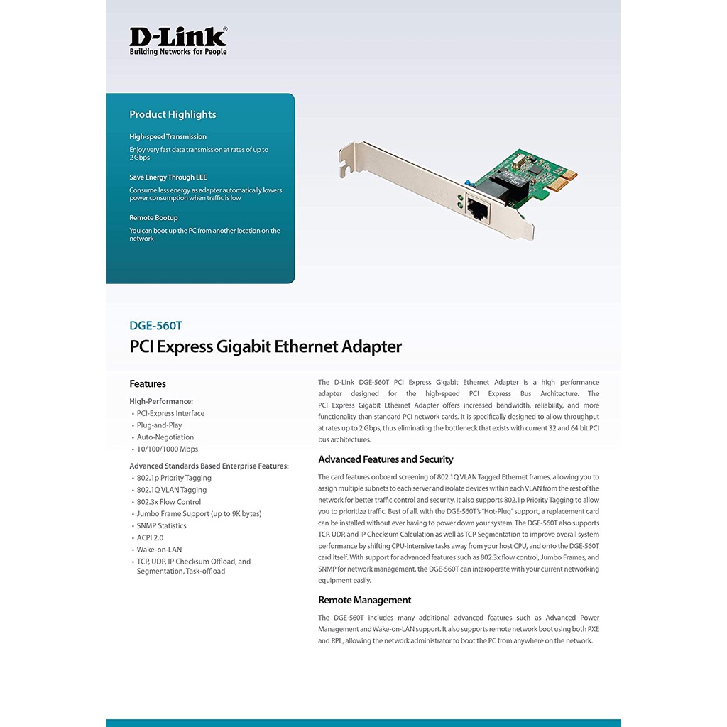 d-link-dge-560t-pci-express-gigabit-ethernet-adapter-การ์ดแลน-ของแท้-ประกันศูนย์ไทย-limited-lifetime