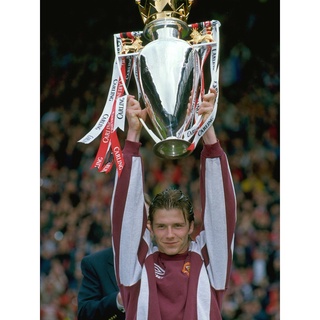 โปสเตอร์ David Beckham เดวิด เบคแคม Manchester United MUFC แมนเชสเตอร์ยูไนเต็ด แมนยู Poster รูปภาพ Red Devils ฟุตบอล