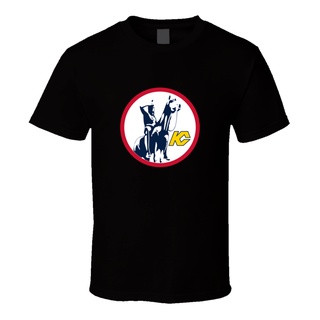 T-shirt  เสื้อยืด ลายทีม Hockey Tee Kansas City Scouts Horse Team Retro 80S สไตล์สปอร์ตS-5XL