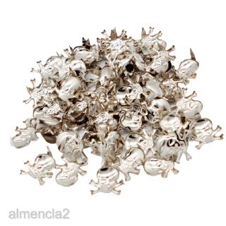 ภาพขนาดย่อของภาพหน้าปกสินค้ากระดุมหัวกะโหลก DIY 12 x 13 มม. 50 ชิ้น จากร้าน almencla2.th บน Shopee ภาพที่ 5