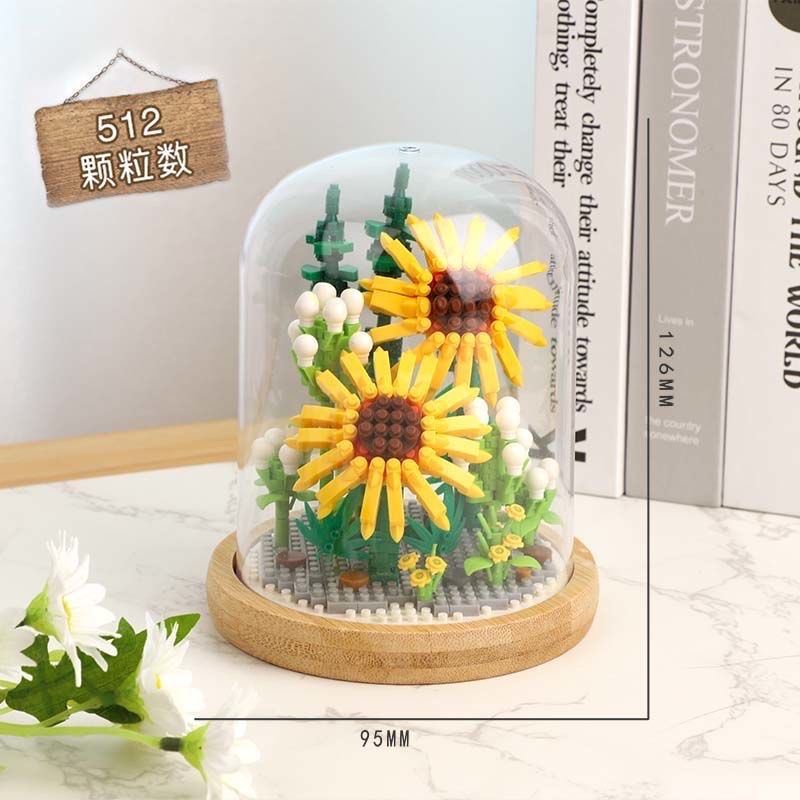 พรีออเดอร์-โหลเลโก้ดอกไม้-หลายแบบ-lego-flower-diyเลโก้ในขวดโหล-ดอกไม้ปลอม-นำเข้าจากต่างประเทศ