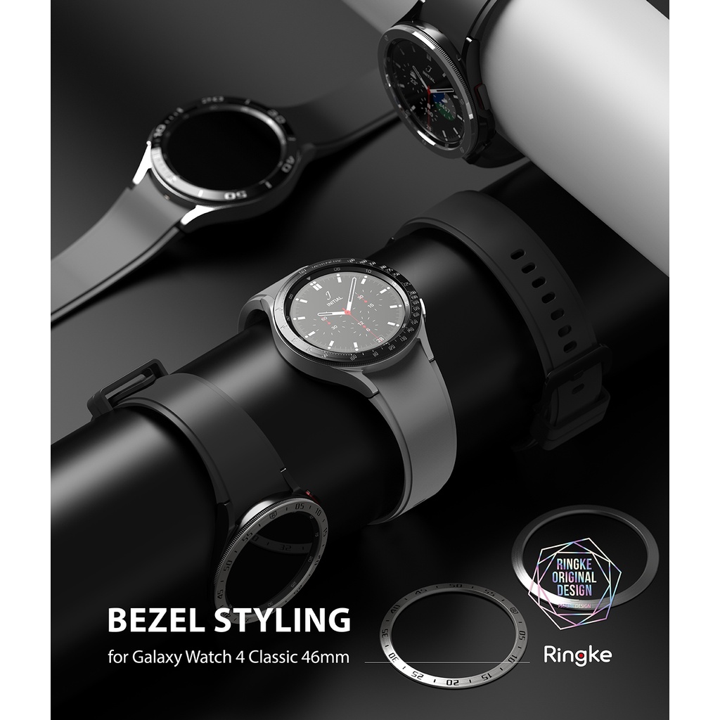 ภาพหน้าปกสินค้าRingke Bezel Styling for Galaxy Watch 4 Classic 46mm Ringke Case Cover Stainless Steel Frame Accessory จากร้าน ringke_official.th บน Shopee