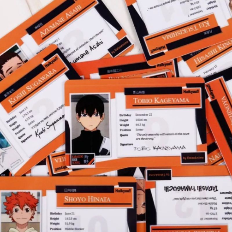 บัตรนักเรียนไฮคิว-บัตรแข็ง-pvc-anime-haikyu