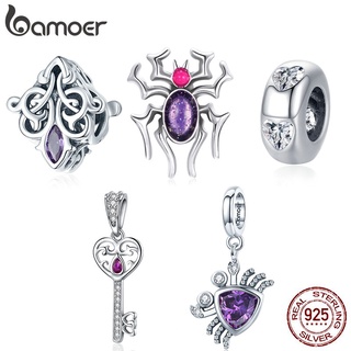 Bamoer 5 Style Charms Sterling Silver 925 Bead For Bracelet Necklace DIY Fashion Accessories SCC1930