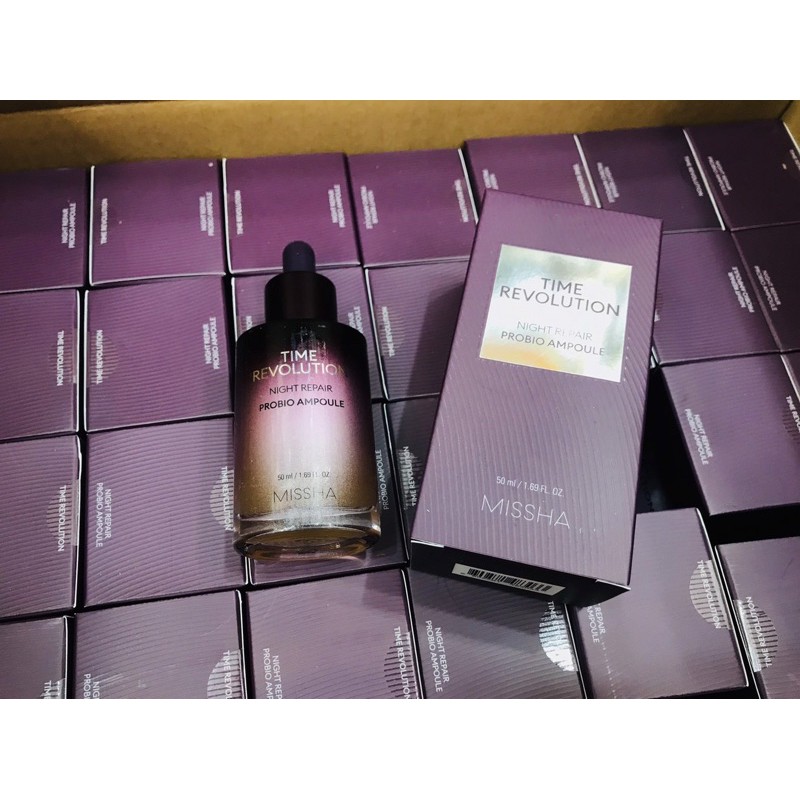 Missha Time Revolution Night Repair Science Activator Ampoule Shopee Thailand
