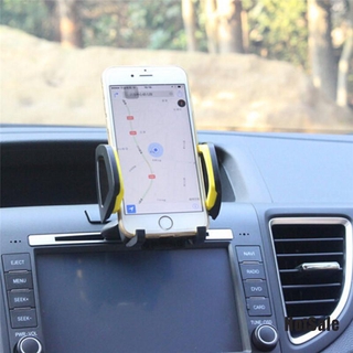 [ขายดี] อุปกรณ์เมาท์ขาตั้ง ช่องใส่ซีดี GPS สําหรับวางโทรศัพท์มือถือ SUV ในรถยนต์