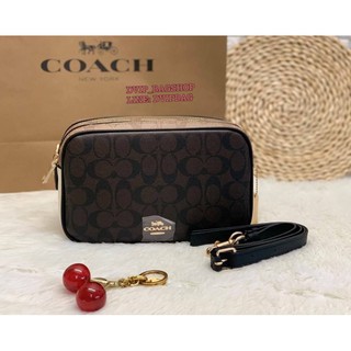 COACH JES CROSSBODY IN BLOCKED แท้ Coach Factory