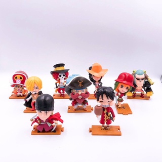 SS Toys โมเดล วันพีช สตรองเวิลด์ สูง10ซม. ไม่มีกล่อง 9ตัว ขายยกชุดนะคะ(งานจีน)