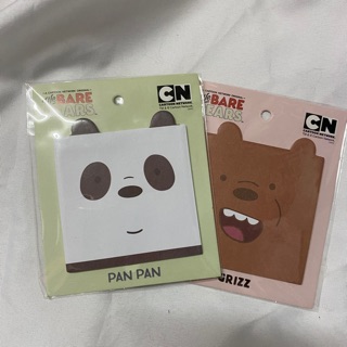 โพสอิท we bare bear ʕ·ᴥ·ʔ (2 ชิ้น)