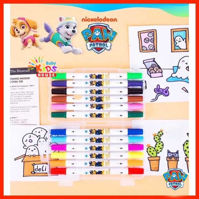 สีเมจิก ดินสอสี paw patrol magic color | Shopee Thailand