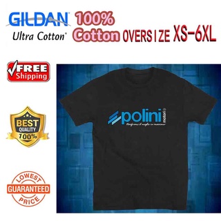 Newjintaoli[S-4XL] เสื้อยืด Polini Italy ระบายอากาศสําหรับแข่งรถสกูตเตอร์พลัสไซส์