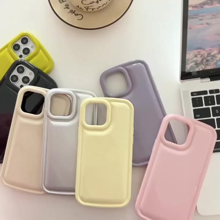 เคสโทรศัพท์มือถือ-สีแคนดี้-สําหรับ-iphone-11-12-12pro-12promax-x-xr-xsmax-13-13pro-13promax-14-14pro-max