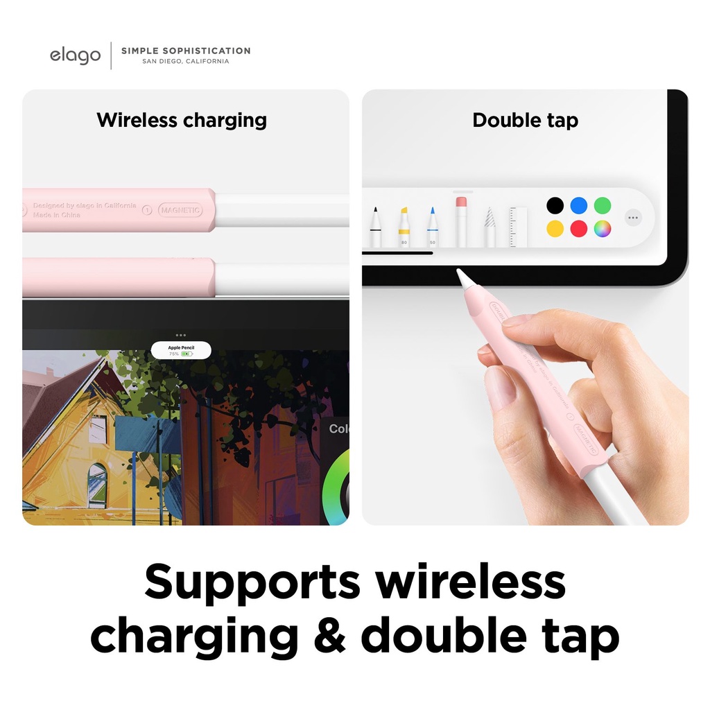 elago-grip-silicone-holder-for-apple-pencil-2-2-packs-ปลอกปากกาสำหรับ-apple-pencil-ได้-2-สี-ในกล่อง-สินค้าพร้อมส่ง