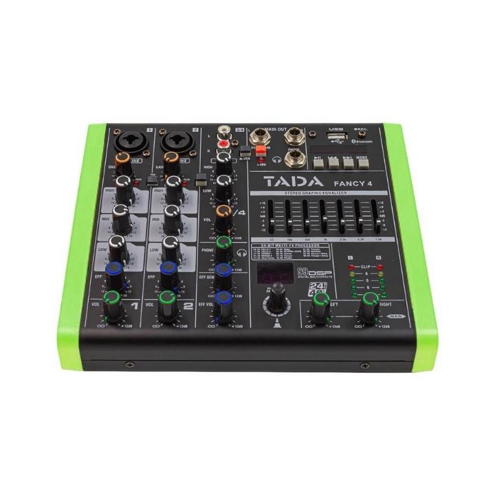 tada-fancy-4-มิกเซอร์อนาล็อก-4-ช่อง-mixer-analog-มิกเซอร์-bluetooth-usb-สำหรับเปิดเพลง-at-prosound