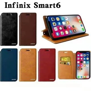 infinix Note30/Infinix Hot30/Hot30iเคสฝาพับInfinix Smart6/Hot11Play/Smart5Proกระเป๋าเปิดปิดแบบแม่เหล็ก เก็บนามบัตรได้