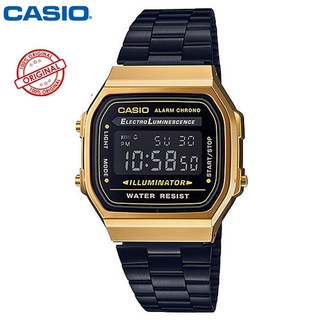 casio นาฬิกาข้อมือ ระบบดิจิตอล รุ่น A168WG-9WDF สีโรสโกลด์ มีประกันCMG