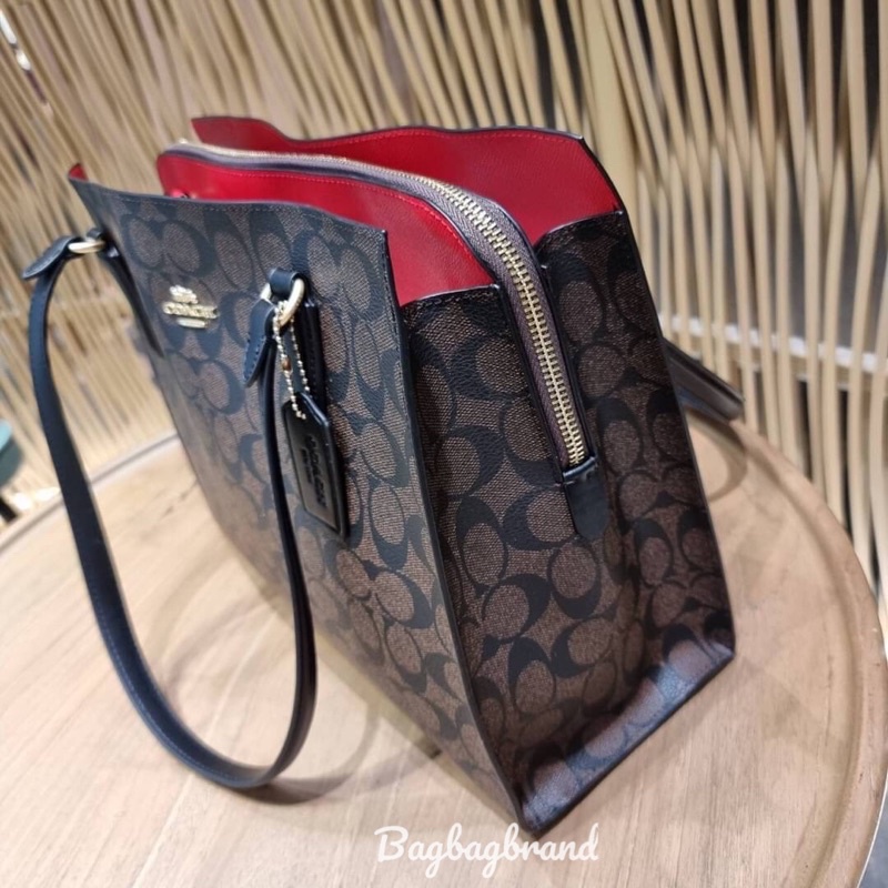 coach-c4075-tatum-carryall-in-signature-canvas-ส่งฟรี