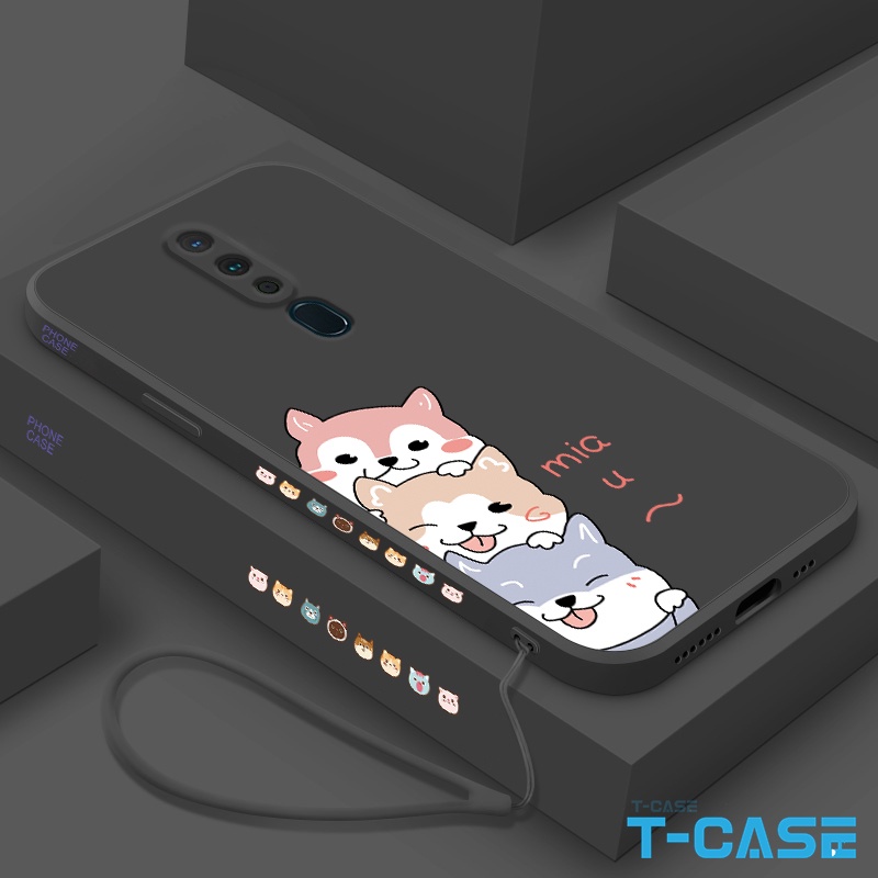 เคส-oppo-f11-pro-เคส-oppo-f11-เคส-oppo-f9-เคส-oppo-f7-เคส-oppo-f5-เคส-oppo-f1s-silicone-soft-case-lovely-dog-case-tgg