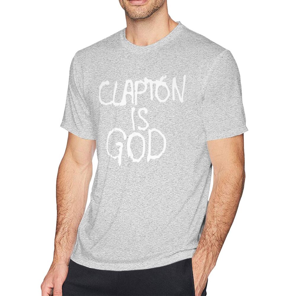 เสื้อท็อป-eric-clapton-music-clapton-is-god-mans-น้ําหนักเบา-สําหรับผู้ชาย