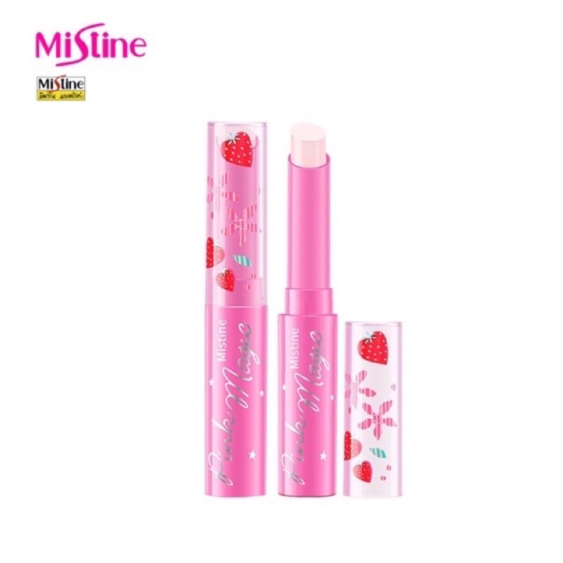 ภาพหน้าปกสินค้าetbeauty Mistine Pink Magic Lip Plus Vitamin E Strawberry ลิปมันเปลี่ยนสี มิสทีนลิปพลัส วิตามิน อี จากร้าน beautyet บน Shopee