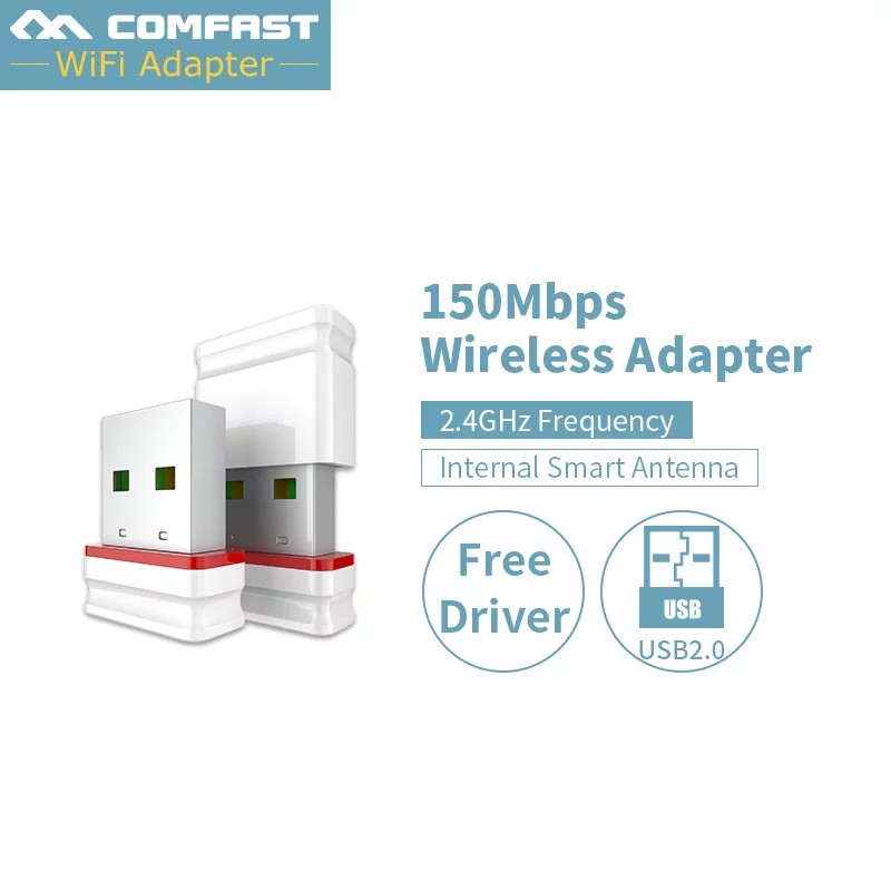 comfast-ฟรีไดรฟ์มินิ-wifi-อะแดปเตอร์ไร้สาย-150mbps-wifi-รับ-802-11n-อะแดปเตอร์wu815n