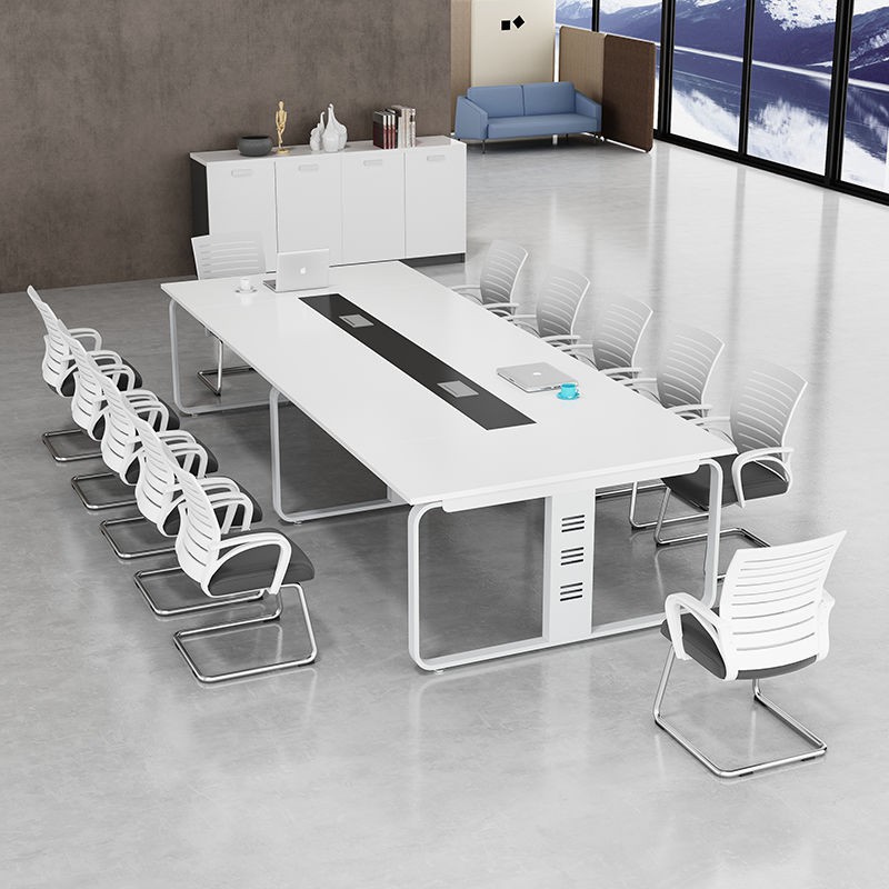 - Conference table, long table and chair combination, simple modern ...