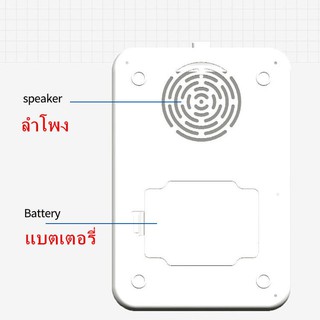 ภาพขนาดย่อของภาพหน้าปกสินค้าK3Plusภาษาไทย/GP-100ภาษาไทย/ขาตั้งกล้อง เครื่องวัดไข้ เทอร์โมมิเตอร์ เครื่องวัดอุณหภูมิแบบติดผนังพร้อมเสียง ส่งจากไทย จากร้าน okeveryday บน Shopee ภาพที่ 5