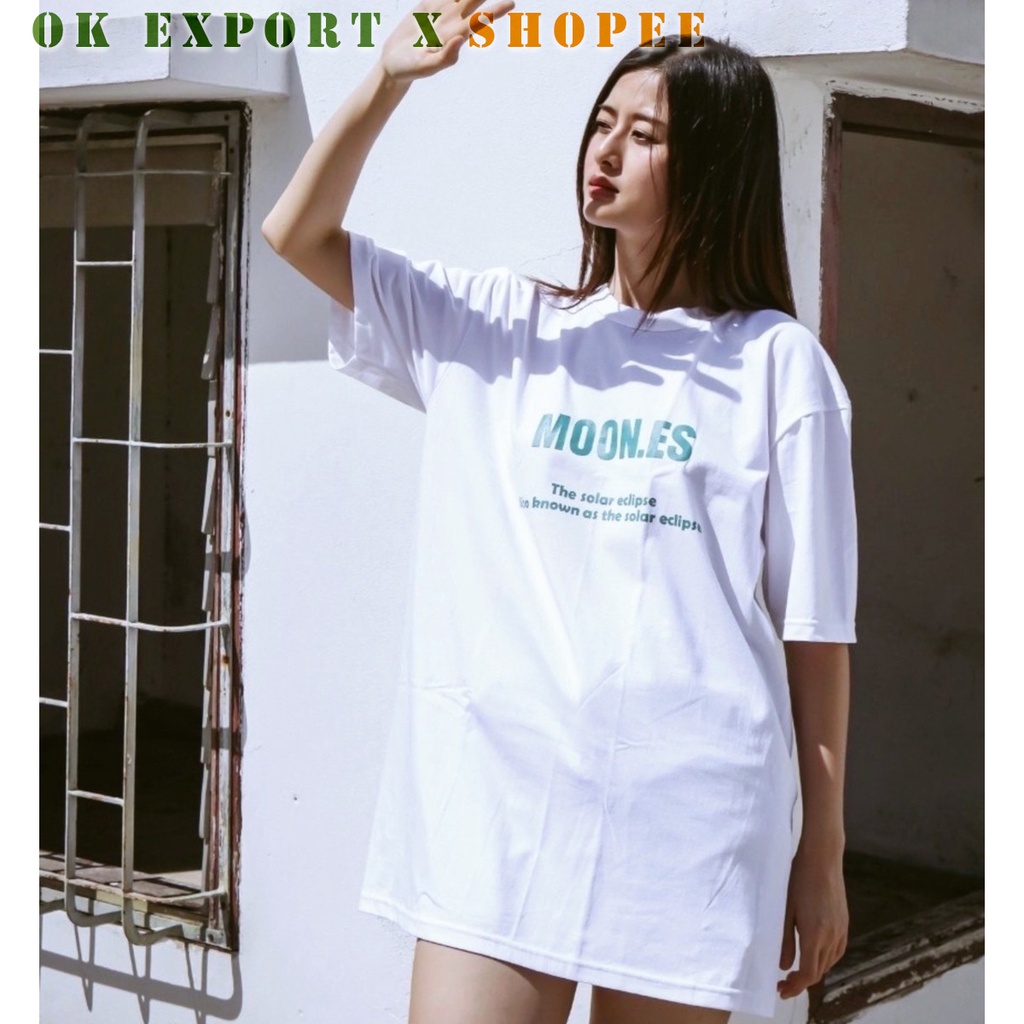 hot-tshirts-เสื้อโอเวอร์ไซส์-เสื้อยืด-พร้อมส่ง-เสื้อยืดคอกลม-สกรีนเสื้อยืดลาย-moon-oversize-ผ้านำเข้าusa-2022