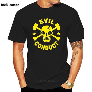 Evil Conduct Oi Punk Streetpunk สําหรับผู้ชาย ไซซ์ S - 5XL เสื้อยืดแขนสั้น ผ้าฝ้าย พิมพ์ลายหัวกะโหลก &lt;2022&gt;