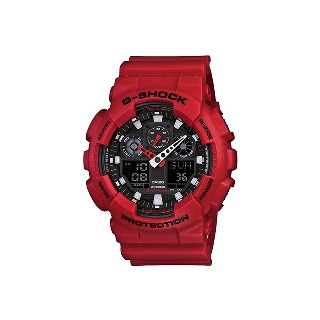 Casio G-Shock นาฬิกาข้อมือ รุ่น GA-100B-4ADR - Red