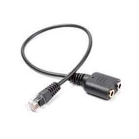 RJ9 RJ10 สายเคเบิลคู่ 3.5 มม. Audio RJ9 PC ชุดหูฟังสาย | Shopee Thailand