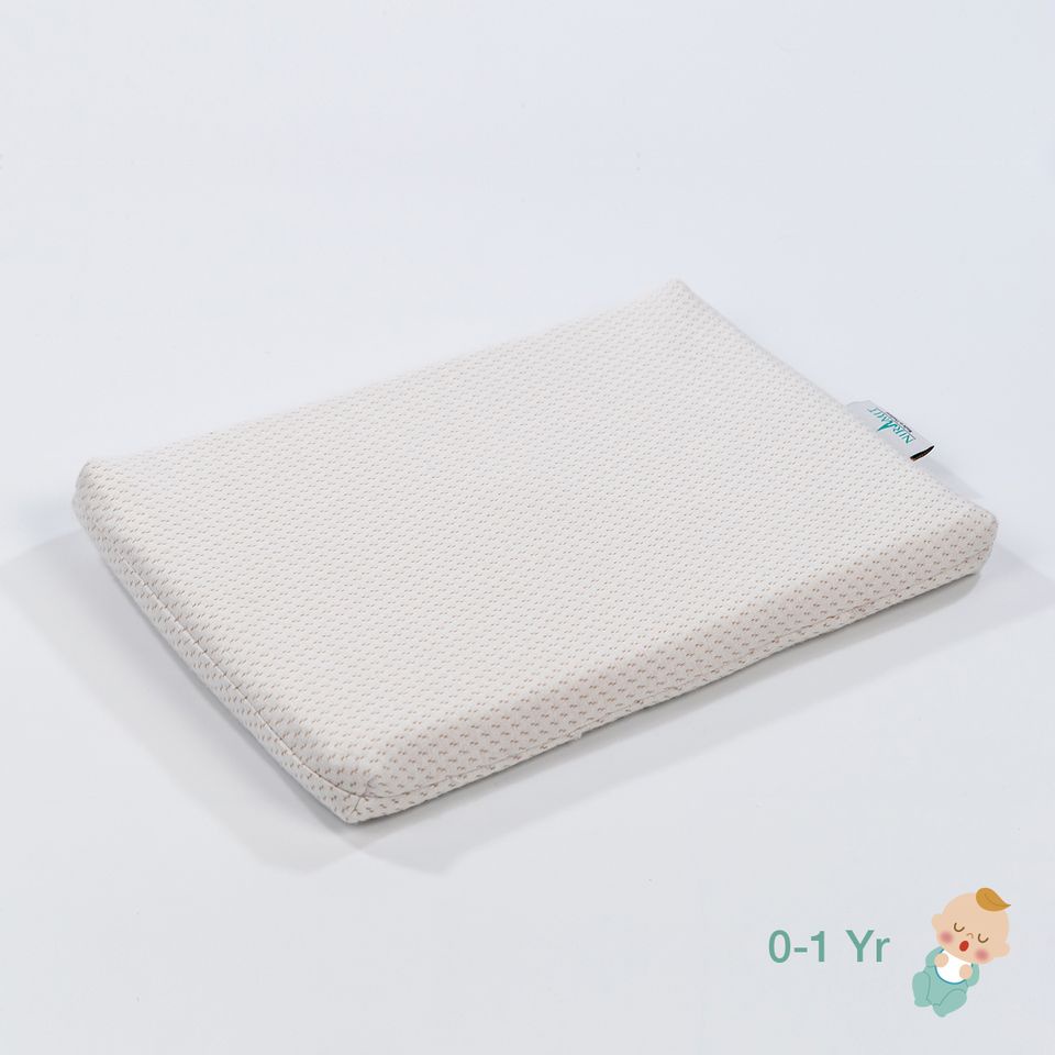หมอนยางพารา สำหรับเด็ก ยางพาราแท้ 100 รุ่น Baby Flat Pillow 01 year