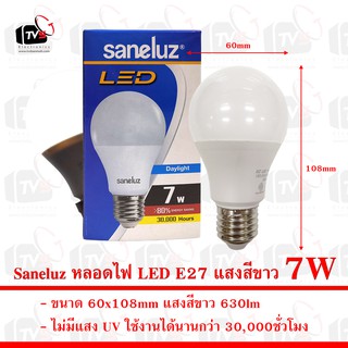 ภาพหน้าปกสินค้าSaneluz หลอดไฟ LED E27 7W แสงสีขาว ที่เกี่ยวข้อง