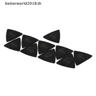 [betterworld2018] ปิ๊กกีตาร์ ทรงสามเหลี่ยม ความหนา 1.0 0.75 0.5 มม. 10 ชิ้น