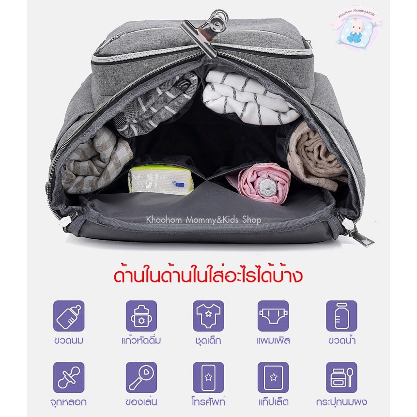 กระเป๋าสัมภาระ-มีช่องต่อสายusb