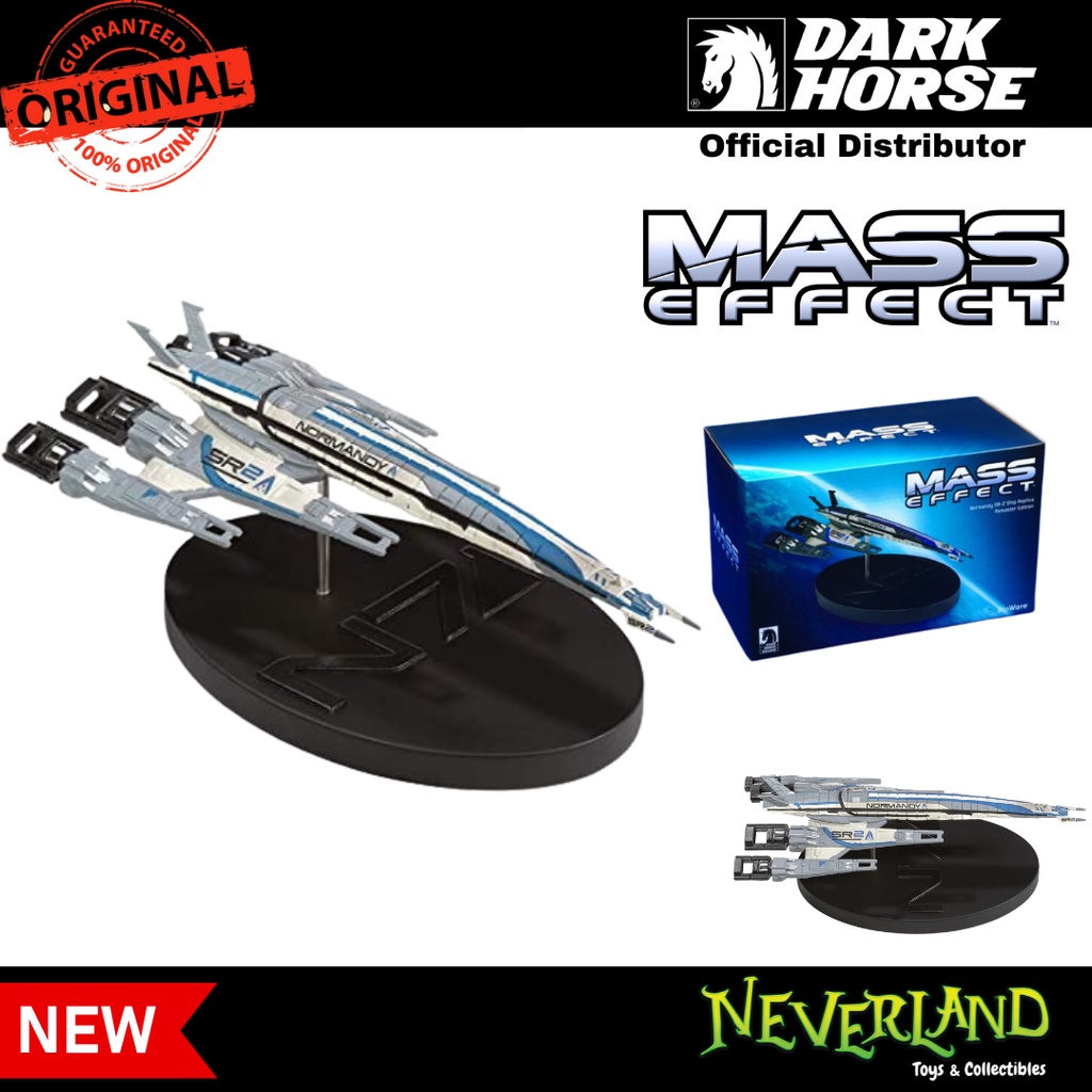 Mass Effect Cerberus Normandy SR-2 Ship Replica and Base Dark Horse with Box eBa