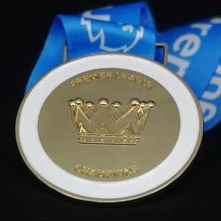 ภาพขนาดย่อของภาพหน้าปกสินค้าเหรียญแชมป์พรีเมียร์ลีก ริบบิ้นฟ้า จากร้าน catmjjack บน Shopee ภาพที่ 4