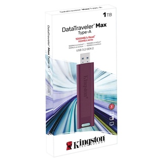 Kingston DataTraveler Max 1TB USB 3.2 Gen 2 Type-A Flash Drive (Red), DTMAXA/1TB