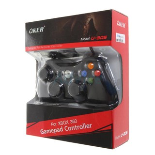 ภาพหน้าปกสินค้าOKER U-306 Xbox 360 Gamepad Controller (จอยเกมมิ่ง) (สำหรับ PC/Xbox) ที่เกี่ยวข้อง