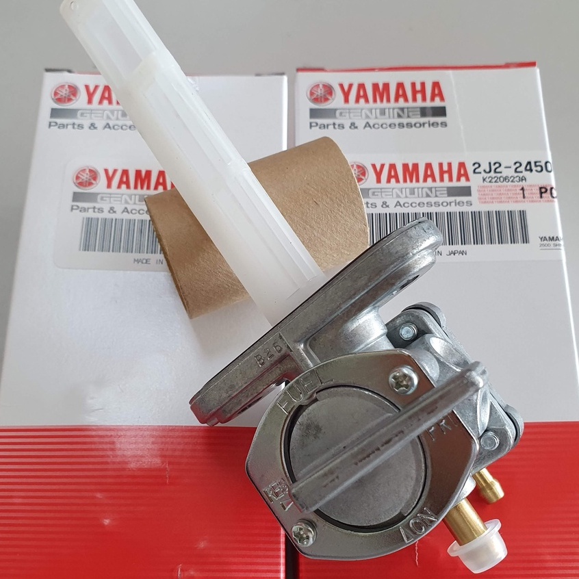 2j22450001-ก๊อกน้ำมัน-sr400-sr500-แท้-นำเข้า-yamaha-fuel-cock-assembly-2j2-24500-01-รุ่นคาบิว