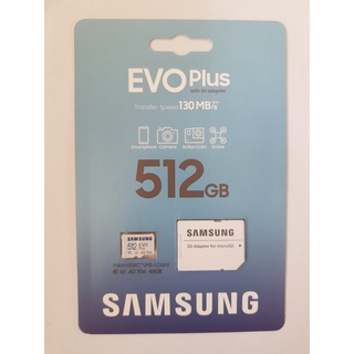 Samsung 512GB EVO Plus Micro SDXC With SD Adapter