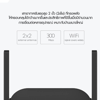 ภาพขนาดย่อของภาพหน้าปกสินค้าWi-Fi Amplifier Pro เครื่องขยายสัญญาณไวฟาย ตัวขยายสัญญาณ WiFi (300Mbps) ตัวขยายสัญญาณเน็ต 2.4Ghz ตัวขยายไวไฟ ขยายให้สัญญานกว้างขึ้น จากร้าน sevenelenve บน Shopee ภาพที่ 3