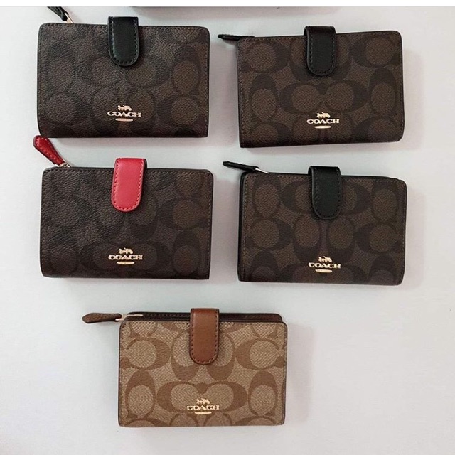 coach-wallet-ใบกลาง-2-พับ-พร้อมcard