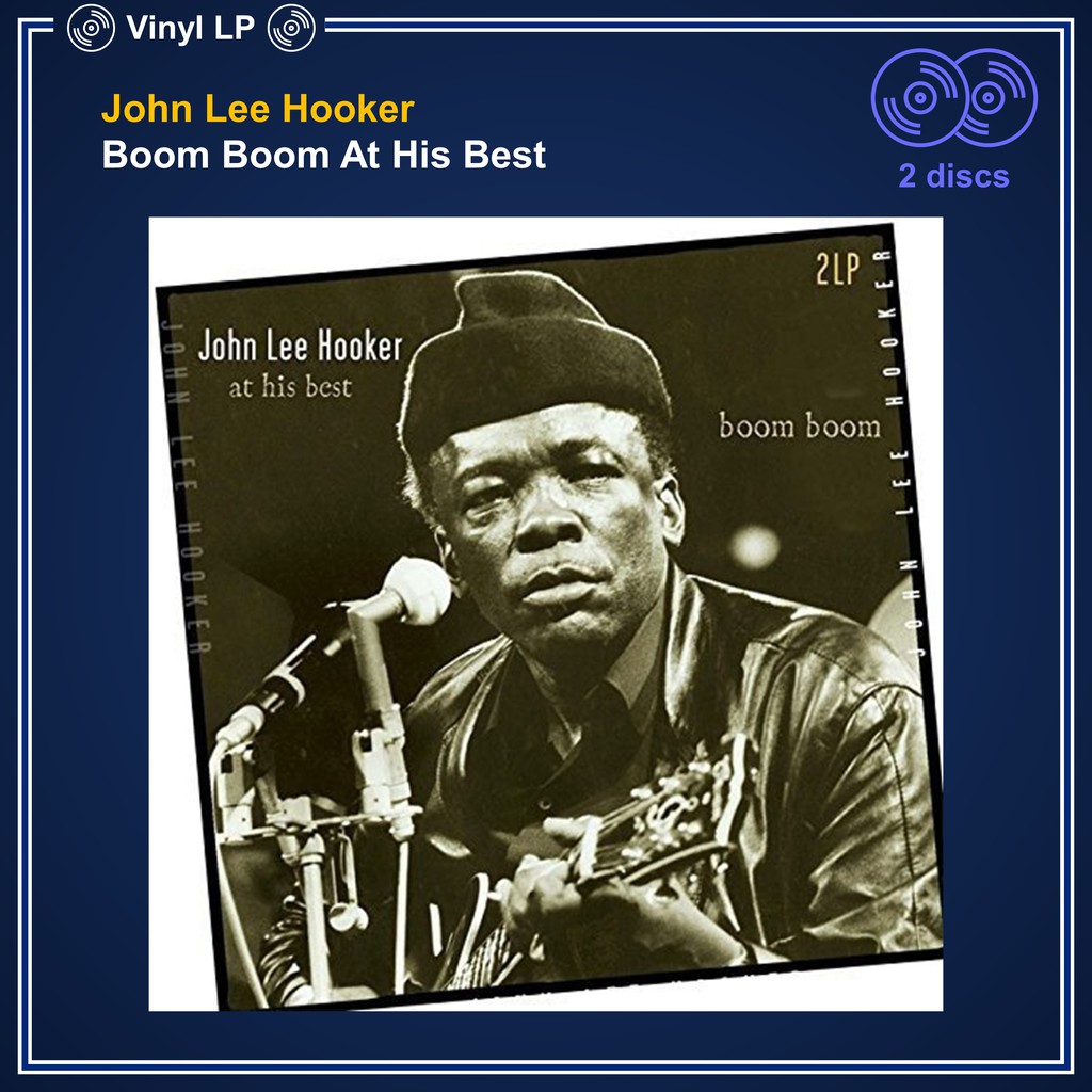 แผ่นเสียง-vinyl-lp-john-lee-hooker-boom-boom-at-his-best-ใหม่และซีล-ss