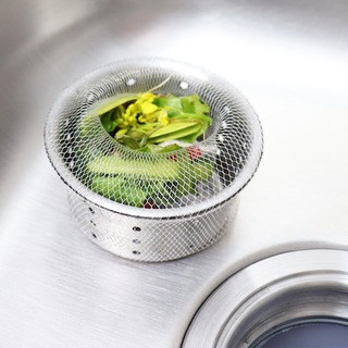 ถุงกรองอ่างล้างจาน-100pcs-ตัวกรองตาข่ายแบบใช้แล้วทิ้งตัวช่วยที่ดีสำหรับห้องครัวเหมาะสำหรับอ่างล้างมือทุกขนาดสีขาว